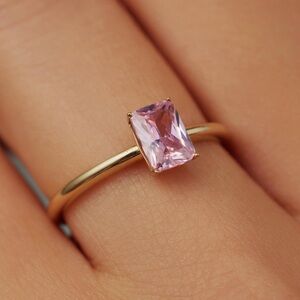 Pink Tourmaline Ring